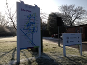 Example: David Lewis Plaza Sign Alderley Edge Site Ma