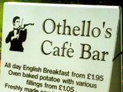 Example: Othellos Cafe Bar